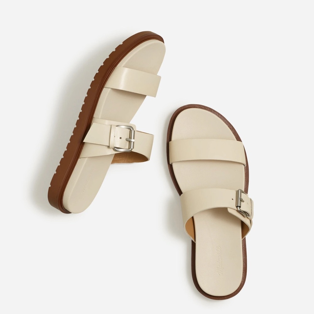 Madewell Dee Double-Strap Slide Sandals